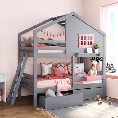 Schoonmaker twin over store twin bunk bed